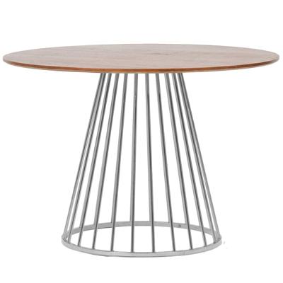 Стол Bradexhome Стол Liverpool 110см орех, хромированные ножки арт. FR 0318