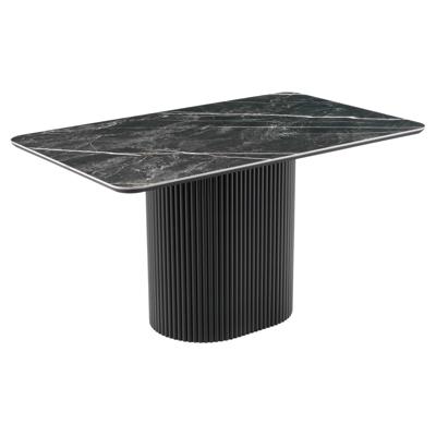 Стол Bradexhome Стол Festa 140x85x77см, керамогранит Wacom мрамор арт. RF 0806