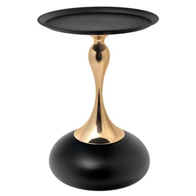 Стол Bradexhome Кофейный столик Angel 40x55см, чёрный, металл арт. FR 1027