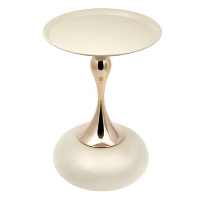 Стол Bradexhome Кофейный столик Angel 40x55см, белый, металл арт. FR 1026