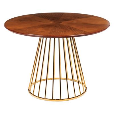 Стол Bradexhome Стол Liverpool 110см, золотистые ножки арт. RF 0440