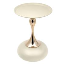 Стол Bradexhome Кофейный столик Angel 40x55см, белый, металл арт. FR 1026