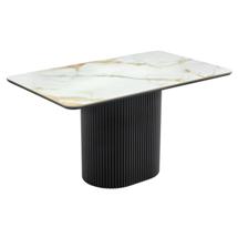 Стол Bradexhome Стол Festa 140x85x77см, керамогранит Calacatte gold арт. RF 0839