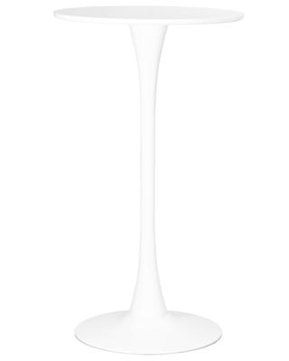 Стол DOBRIN Стол барный MIA BAR, белая столешница, белое основание арт. LMZL-TD09_W-M_MDF-white