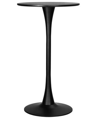 Стол DOBRIN Стол барный MIA BAR, черная столешница, черное основание арт. LMZL-TD09_B-M_MDF-black