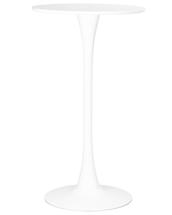 Стол DOBRIN Стол барный MIA BAR, белая столешница, белое основание арт. LMZL-TD09_W-M_MDF-white