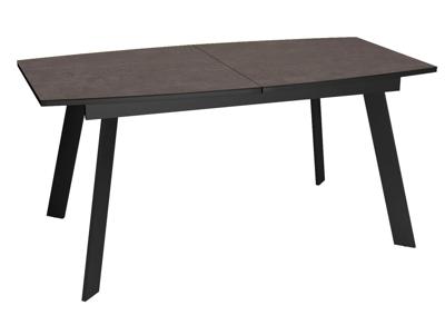 Стол DikLine XL160 хромикс бронза / черный/опоры черные арт. 00-00068384