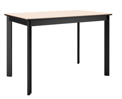 Стол DikLine LK110 Керамика Krater Perla (бежевый матовый) /подстолье черное/опоры черные арт. 00-00075475