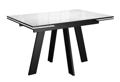 Стол DikLine DKM110 Керамика Carrara Gloss (мрамор глянец белый)/подстолье черное арт. 00-00085980