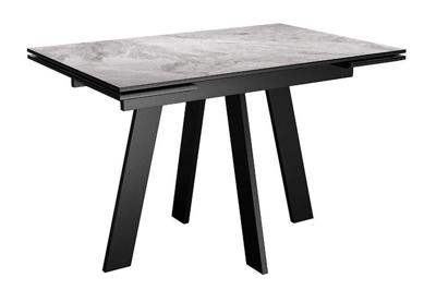 Стол DikLine DKM110 Керамика Italian Grey (глянец серый)/подстолье черное арт. 00-00085985