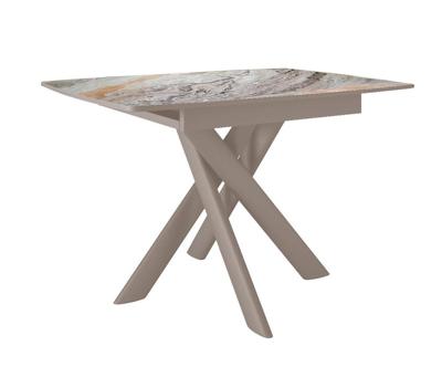 Стол DikLine DKB110, Керамика Venetian Brown Light глянец, опоры капучино арт. 00-00086209