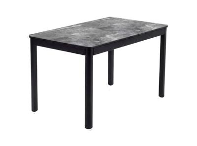 Стол DikLine DKQ120 Керамика серый глянец (italian middle grey)/подстолье черное/опоры черные арт. 00-00086037