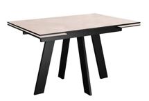 Стол DikLine DKM110 Керамика Krater Perla (бежевый матовый)/подстолье черное арт. 00-00085986