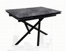 Стол DikLine BKX110 Керамика серый глянец (italian middle grey)/подстолье черное/опоры черные (2уп.) арт. 00-00087087