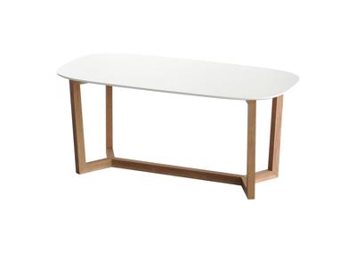 Стол Ellipsefurniture Стол обеденный Cross 2 180*90 см (белый, бук) арт. TB01040200126