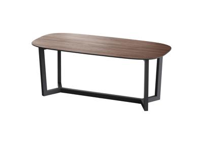 Стол Ellipsefurniture Стол обеденный Cross 2 200*95 см (орех, черный) арт. TB01041412427