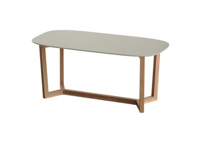 Стол Ellipsefurniture Стол обеденный Cross 2 180*90 см (серо-бежевый, бук) арт. TB01040210026