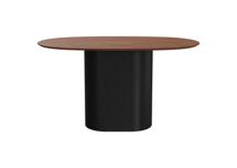 Стол Ellipsefurniture Стол обеденный Type овальный 140*85 см (орех/черный) арт. TY010209240601