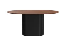 Стол Ellipsefurniture Стол обеденный Type овальный 160*95 см (орех/черный) арт. TY010209250601