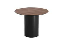 Стол Ellipsefurniture Стол обеденный Type D 100 см основание D 43 см (орех/черный) арт. TY010406040101