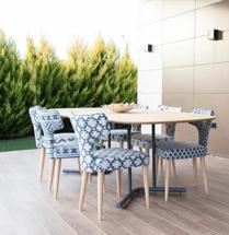 Стол Fama Овальный стол Triovo 140 x 100 см,  2 базы высотой 77 арт. 114380