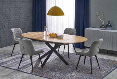 Стол Halmar Стол обеденный Halmar ACORD раскладной (натуральный/черный) арт. V-CH-ACORD-ST