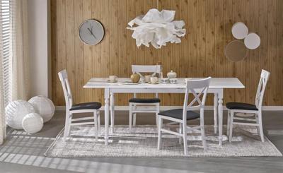 Стол Halmar Стол обеденный Halmar NELSON 160 (белый/белый) арт. V-CH-NELSON-ST