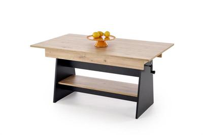 Стол Halmar Стол-трансформер Halmar ERIKA 120 (дуб артизан/черный) арт. V-PL-ERIKA-LAWOSTOL-ARTISAN/CZARNY