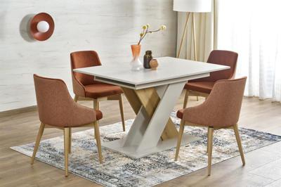 Стол Halmar Стол обеденный Halmar XARELTO 130 (кашемир/дуб кремона) арт. V-PL-XARELTO-ST-KASZMIR/CREMONA