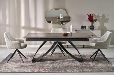 Стол Halmar Стол обеденный Halmar HILARIO 180 (орех/черный) арт. V-CH-HILARIO-ST-ORZECHOWY