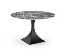Стол Halmar Стол обеденный Halmar MANUEL 120 (черный мрамор/черный) арт. V-CH-MANUEL-ST