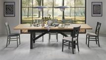Стол Halmar Стол обеденный Halmar FIESTA раскладной (дуб натуральный/черный) арт. V-PL-FIESTA-ST