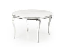 Стол Halmar Стол обеденный Halmar REGINALD 120 (белый мрамор/серебряный) арт. V-CH-REGINALD-ST