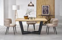 Стол Halmar Стол обеденный Halmar MASSIVE 2 160 (дуб натуральный/черный) арт. V-PL-MASSIVE_2-ST