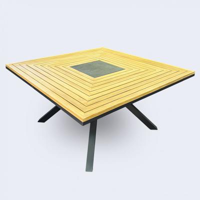 Стол IDEAL PATIO Стол обеденный EGMONT из тика 140x140 арт. EGM.2110114