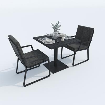 Стол IDEAL PATIO Стол обеденный ДОЛЛА алюминий 80х80 см (1 ножка) арт. DLL.2110408