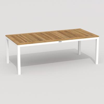 Стол IDEAL PATIO Стол обеденный ТЕЛЛА  из тика 220x100 белый арт. TLL.2120122