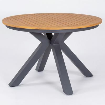 Стол IDEAL PATIO Стол круглый обеденный AMATO карбон, тик арт. AMT.2110112