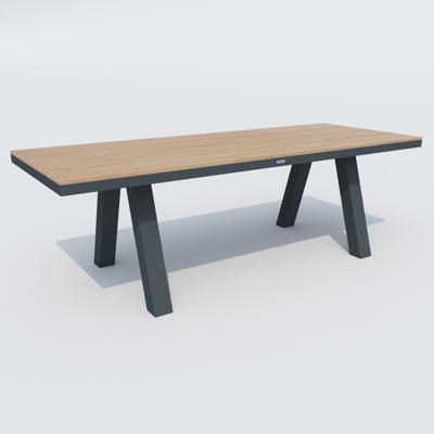 Стол IDEAL PATIO Стол обеденный МИРРА 220 см карбон арт. MRR.2110522