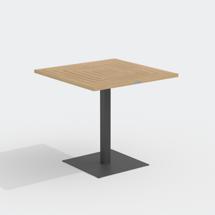 Стол IDEAL PATIO Стол обеденный EGMONT из тика 80x80 арт. EGM.2110108