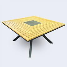 Стол IDEAL PATIO Стол обеденный EGMONT из тика 140x140 арт. EGM.2110114