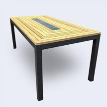 Стол IDEAL PATIO Стол обеденный EGMONT из тика 180x90 арт. EGM.2110118
