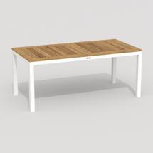 Стол IDEAL PATIO Стол обеденный TELLA  из тика 180x90 белый арт. TLL.2120118