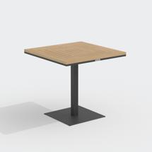 Стол IDEAL PATIO Стол обеденный EGMONT из тика 80x80 арт. EGM.2110108