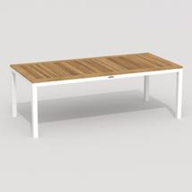 Стол IDEAL PATIO Стол обеденный ТЕЛЛА  из тика 220x100 белый арт. TLL.2120122