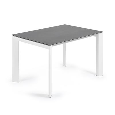 Стол La Forma (ех Julia Grup) ATTA Стол 120 (180) x80 белый, керамический Vulcano Roca арт. 052171