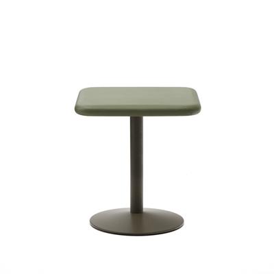 Стол La Forma (ех Julia Grup) Уличный стол Esilda зеленый из цемента и стали со столешницей 70х70 см арт. 263231