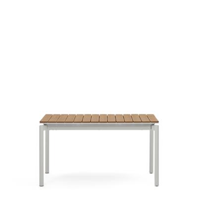 Стол La Forma (ех Julia Grup) Уличный раздвижной стол Canyelles из полистирола и алюминия светло-серого цвета, 140 (200) x 90 арт. 421374