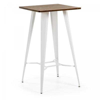 Стол La Forma (ех Julia Grup) Стол Malibu высокий белые ножки арт. 047520