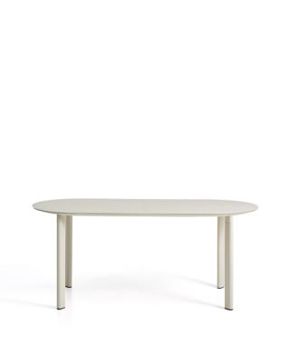 Стол La Forma (ех Julia Grup) Уличный стол Erice из алюминия и закаленного стекла цвета экрю, 180 x 90 см арт. 482930